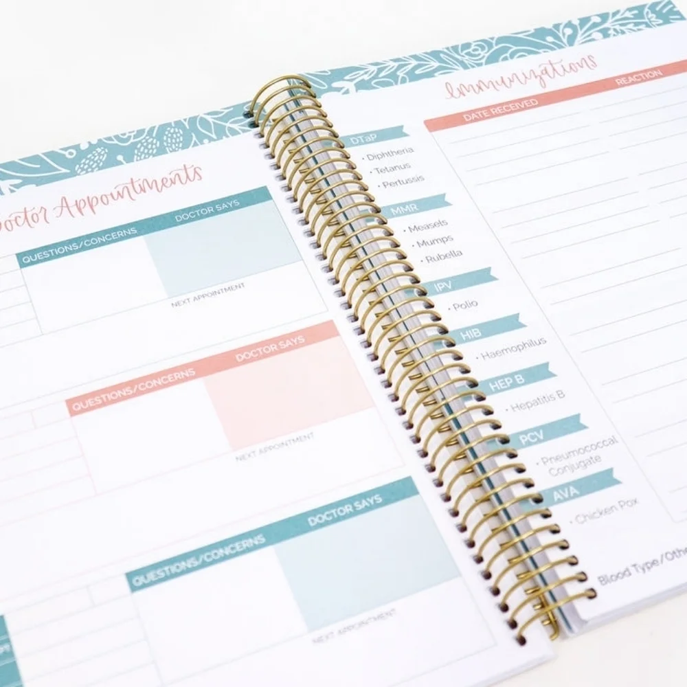 NWT Bloom Pregnancy & Baby's First Year Planner & Calendar, Planning for Joy